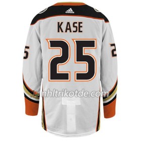 Anaheim Ducks Trikot KASE 25 Adidas Weiß Authentic - Herren